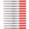 Sharpie Permanent Marker, , Ultra-Fine, 12/DZ, Red Ink PK SAN37002 - alternate 3
